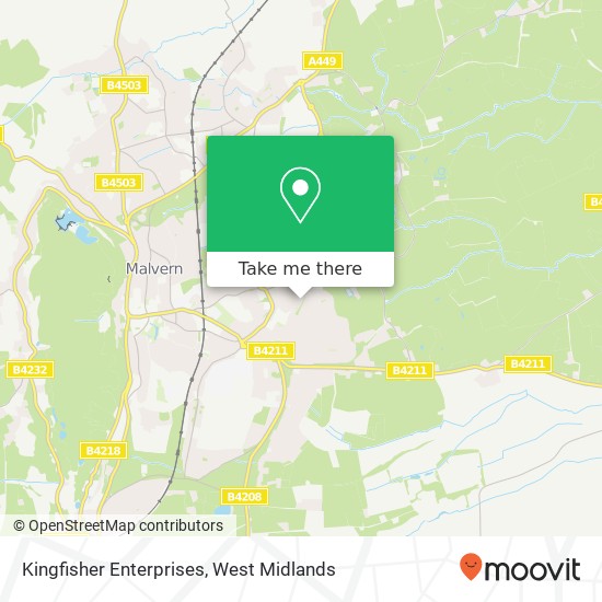 Kingfisher Enterprises map