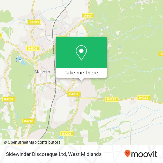 Sidewinder Discoteque Ltd map