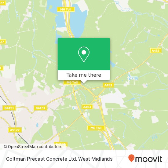 Coltman Precast Concrete Ltd map