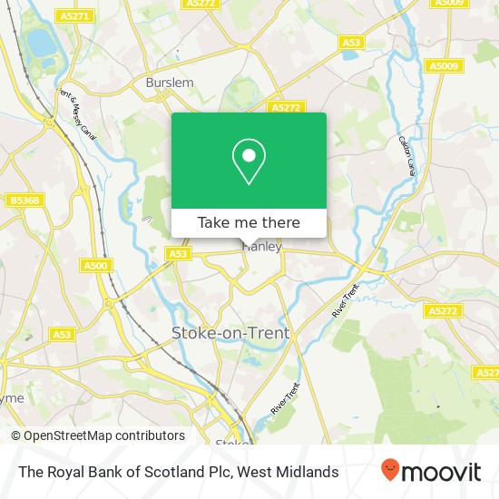 The Royal Bank of Scotland Plc map