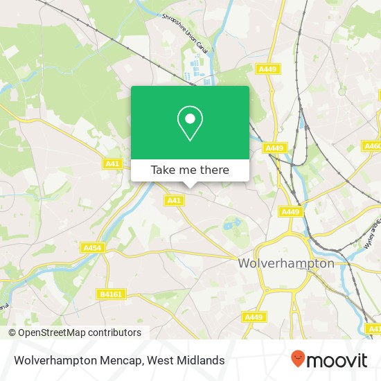 Wolverhampton Mencap map