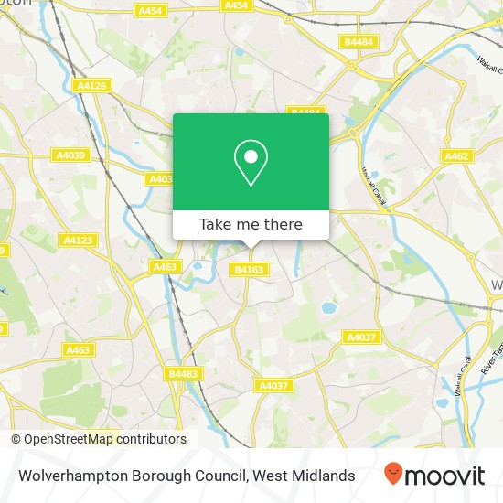 Wolverhampton Borough Council map