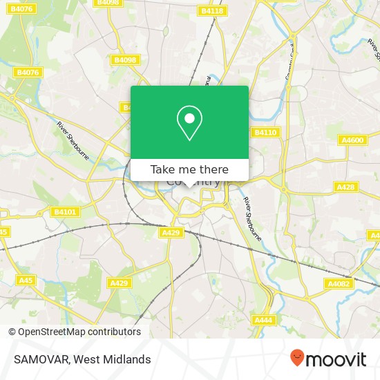 SAMOVAR map
