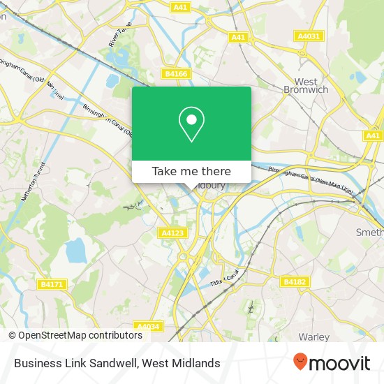 Business Link Sandwell map