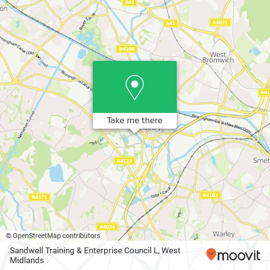 Sandwell Training & Enterprise Council L map