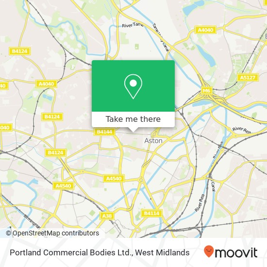 Portland Commercial Bodies Ltd. map