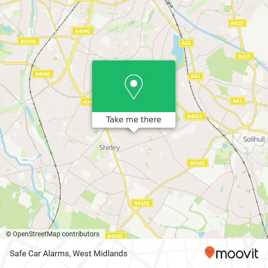 Safe Car Alarms map