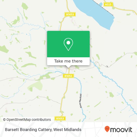 Barsett Boarding Cattery map