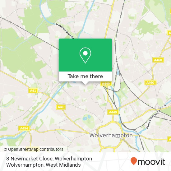 8 Newmarket Close, Wolverhampton Wolverhampton map