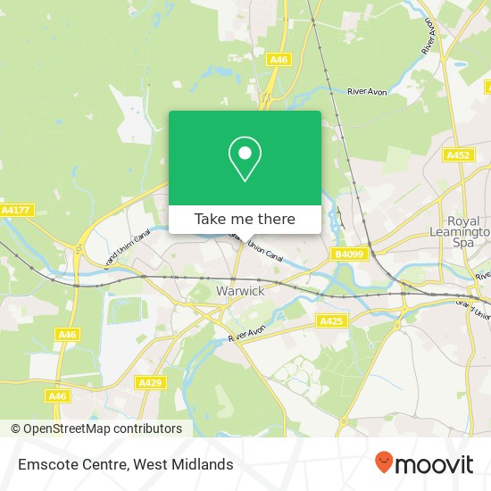 Emscote Centre map