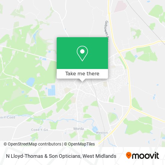 N Lloyd-Thomas & Son Opticians map