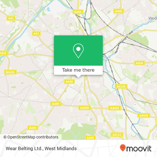 Wear Belting Ltd. map