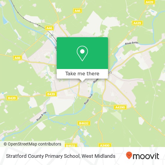Stratford County Primary School map