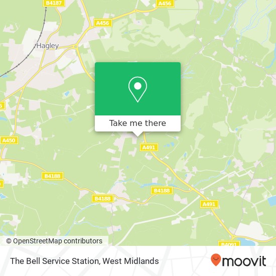 The Bell Service Station map