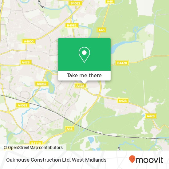 Oakhouse Construction Ltd map