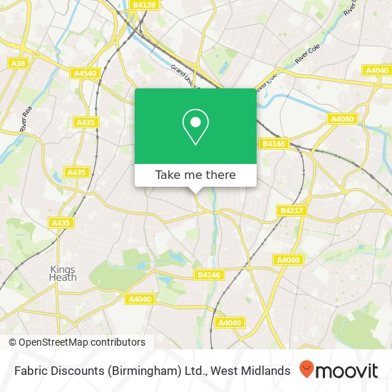 Fabric Discounts (Birmingham) Ltd. map