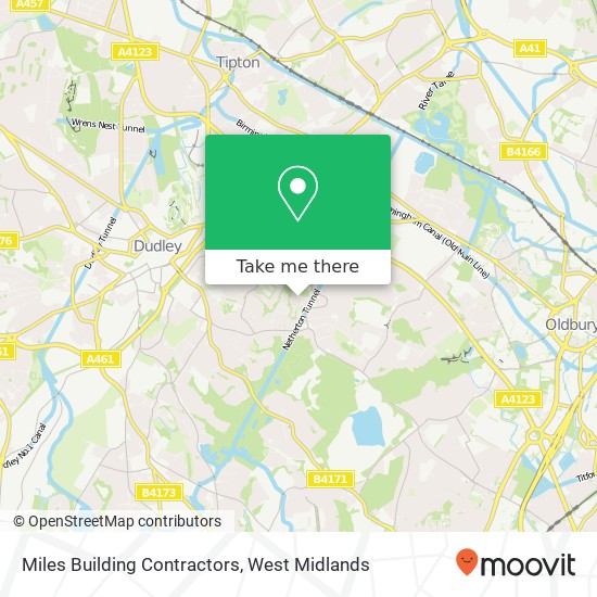 Miles Building Contractors map