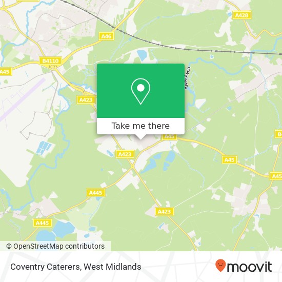 Coventry Caterers map
