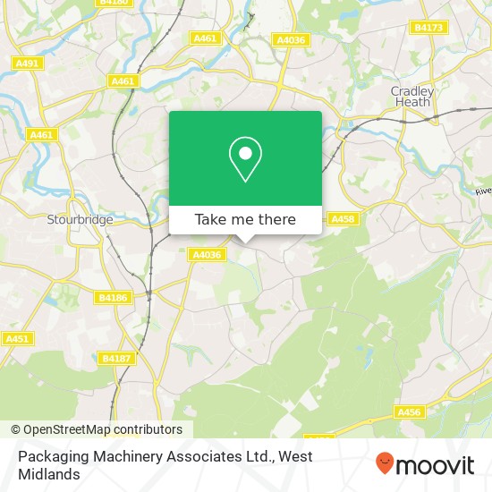 Packaging Machinery Associates Ltd. map