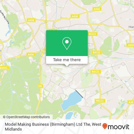 Model Making Business (Birmingham) Ltd The map