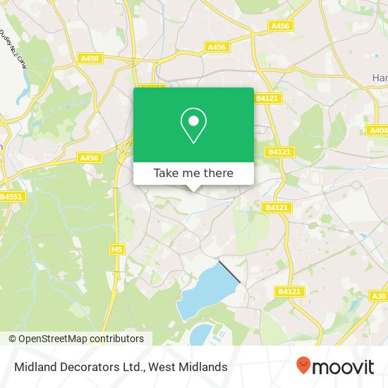 Midland Decorators Ltd. map