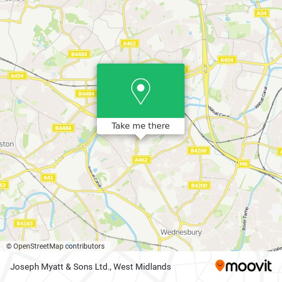 Joseph Myatt & Sons Ltd. map