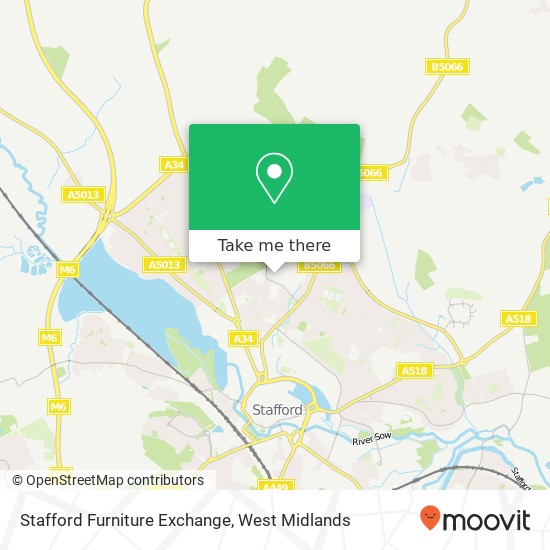 Stafford Furniture Exchange map
