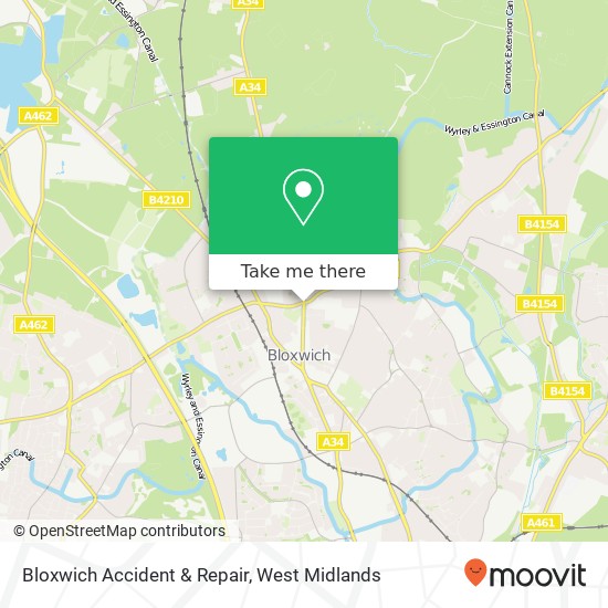 Bloxwich Accident & Repair map