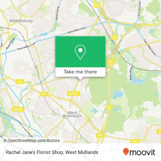 Rachel Jane's Florist Shop map