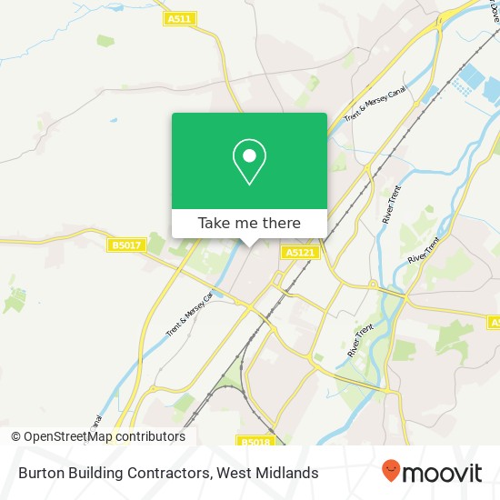 Burton Building Contractors map