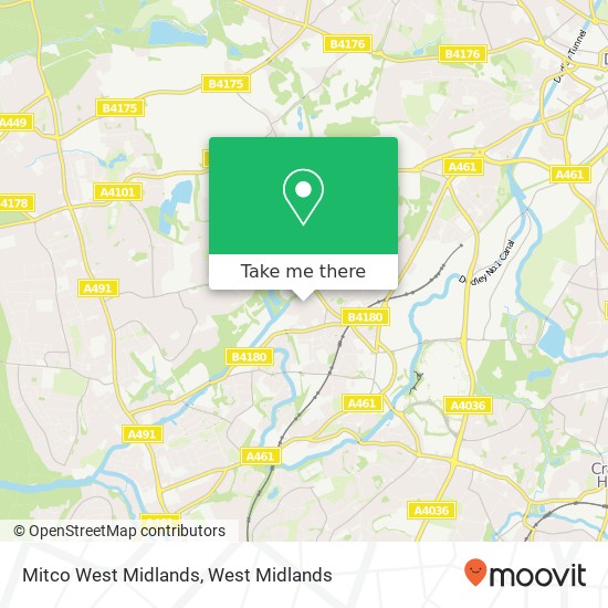 Mitco West Midlands map