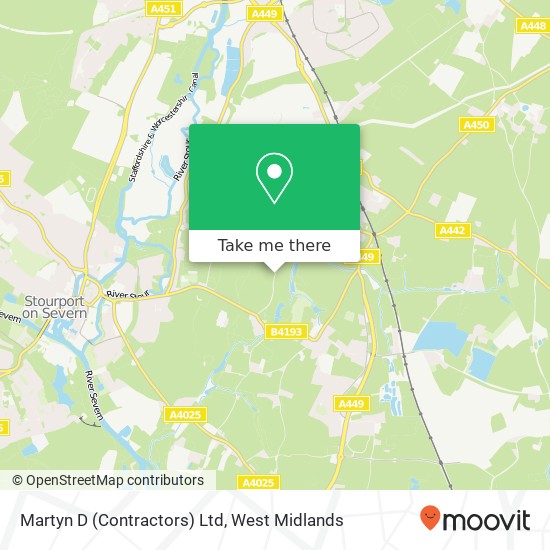 Martyn D (Contractors) Ltd map