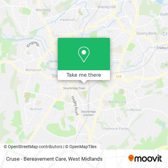 Cruse - Bereavement Care map