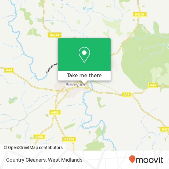 Country Cleaners map