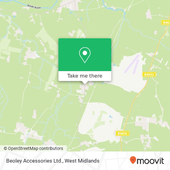 Beoley Accessories Ltd. map