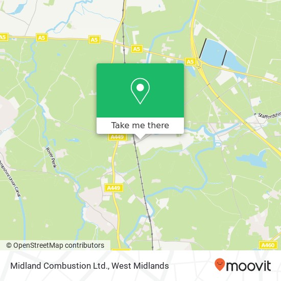 Midland Combustion Ltd. map