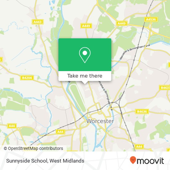 Sunnyside School map