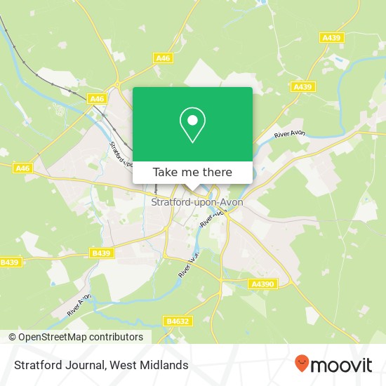 Stratford Journal map