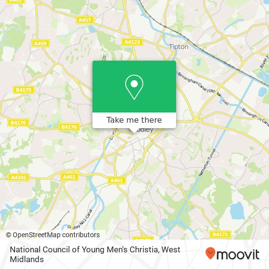 National Council of Young Men's Christia map