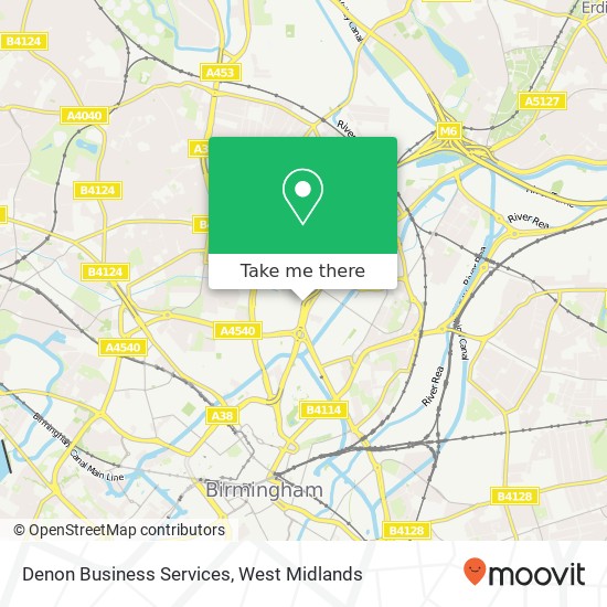 Denon Business Services map