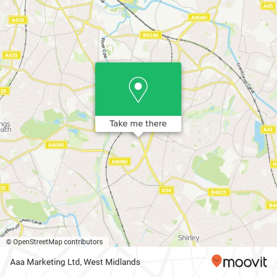 Aaa Marketing Ltd map
