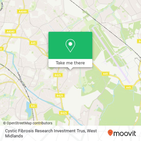 Cystic Fibrosis Research Investment Trus map