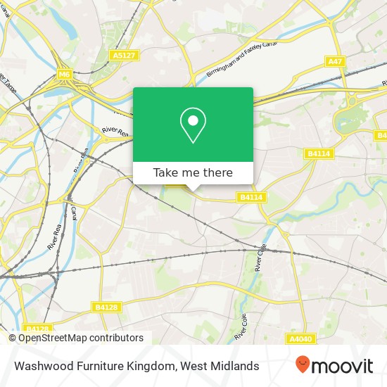 Washwood Furniture Kingdom map
