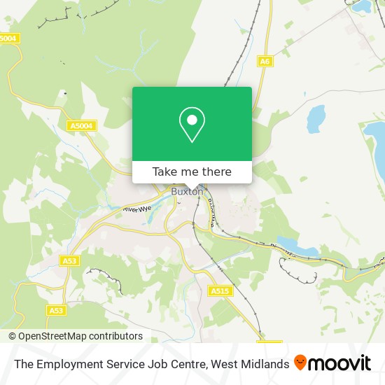 The Employment Service Job Centre map