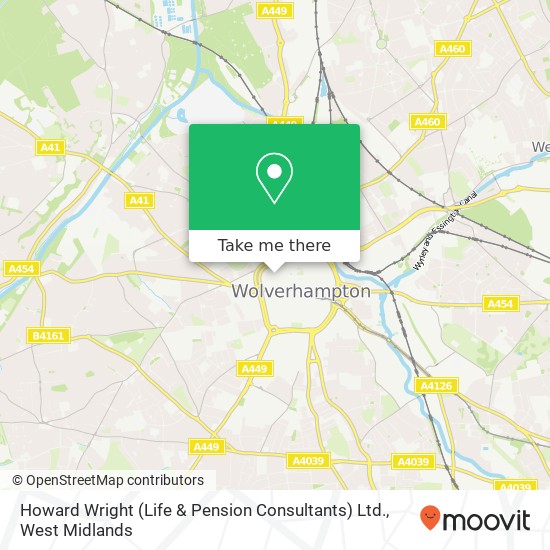 Howard Wright (Life & Pension Consultants) Ltd. map