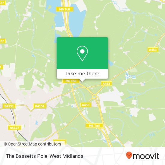 The Bassetts Pole map
