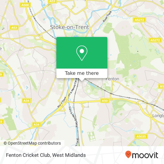 Fenton Cricket Club map