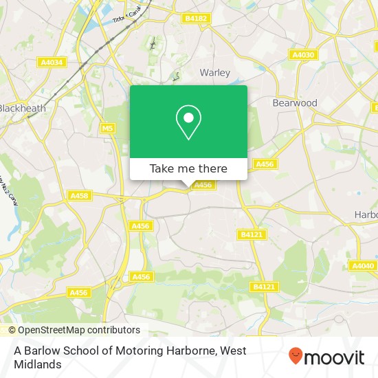 A Barlow School of Motoring Harborne map