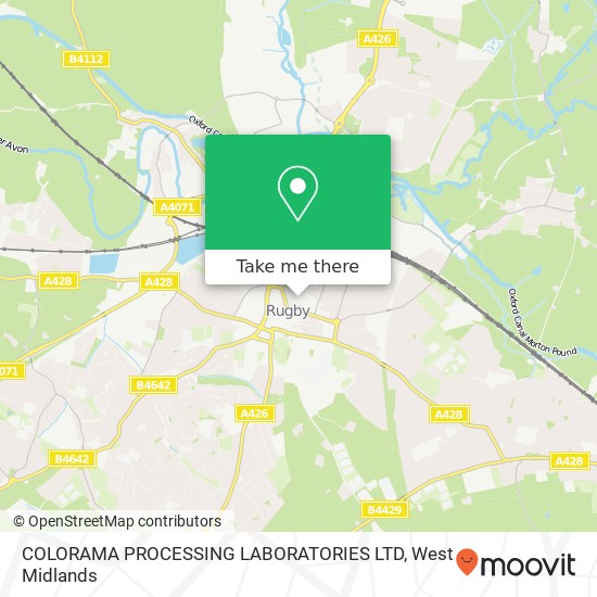 COLORAMA PROCESSING LABORATORIES LTD map