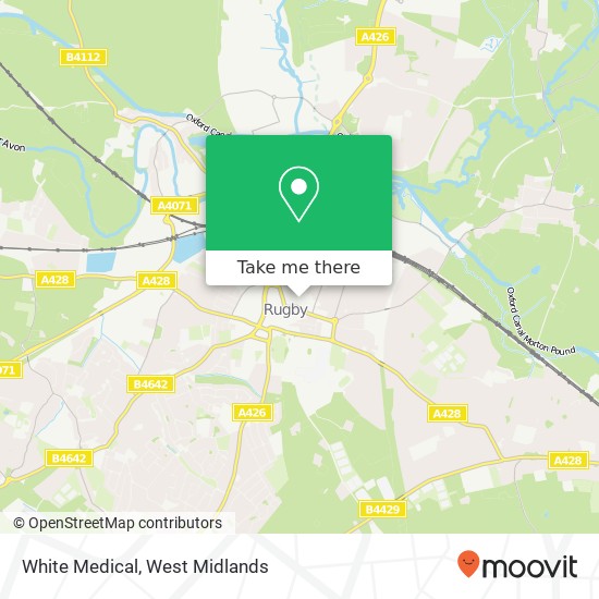 White Medical map